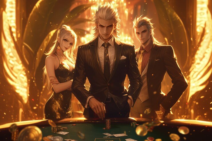 Teen Patti card game with three-card layout during live session